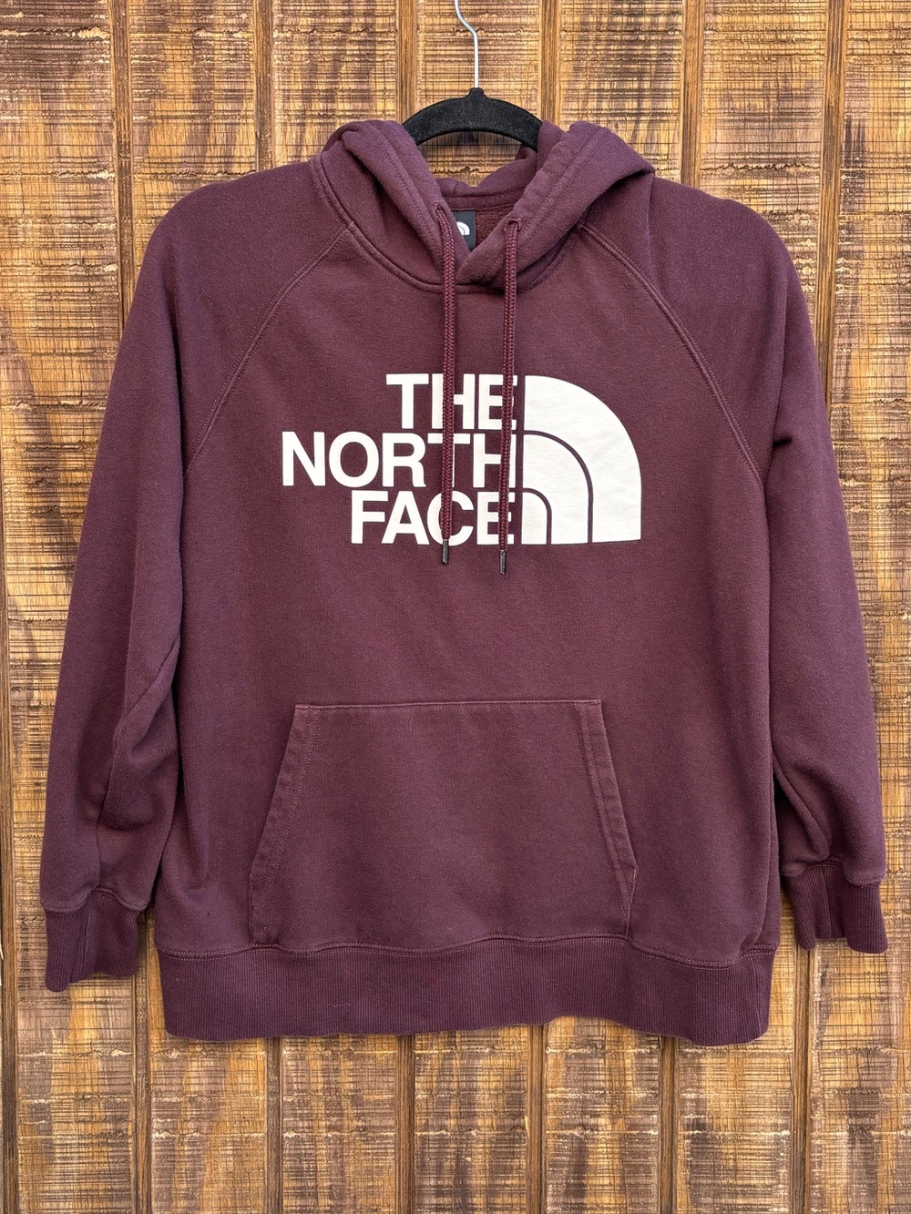 The North Face Burgundy Pullover Hoodie Sweater